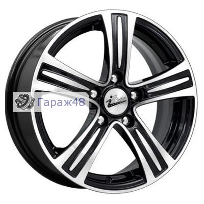iFree S.U. R15 / 6J PCD 5x112 ET 43 ЦО 66.6 Литые Черный глянцевый с полированной лицевой поверхностью